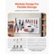 PVC Slat Wall Panel Modular Design Easy Install Adjustable Storage and Display Panel